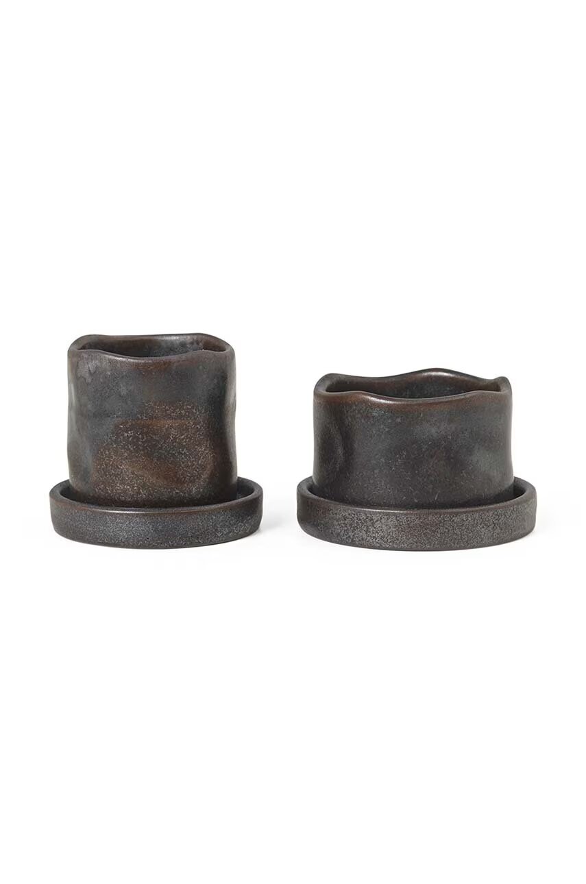 Ferm Living Комплект саксии Uneru Mini Pots 42 x 63 / 55 x 54 cm (2 броя)