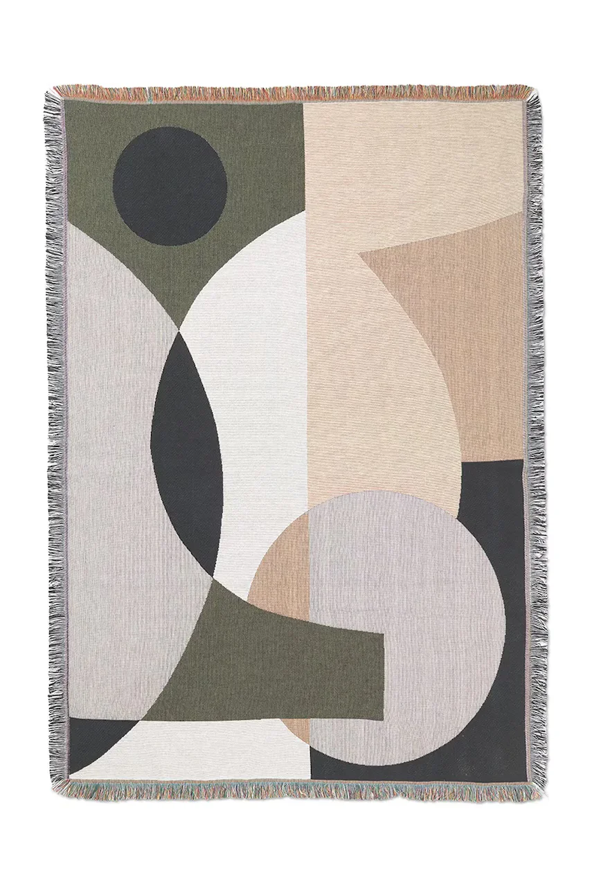 Ferm Living Памучно одеяло Entire 120 x 170 cm