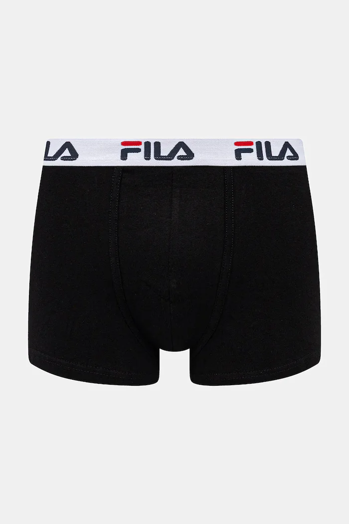 Fila прилепнали боксерки мъжки с памук 2 броя черни