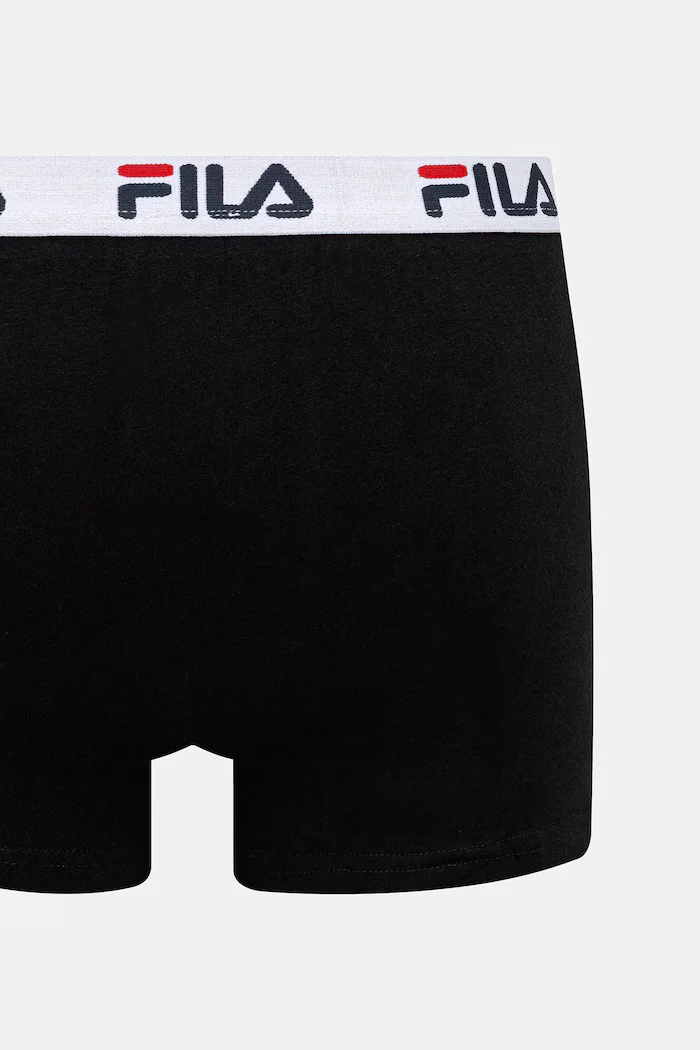 Fila прилепнали боксерки мъжки с памук 2 броя черни