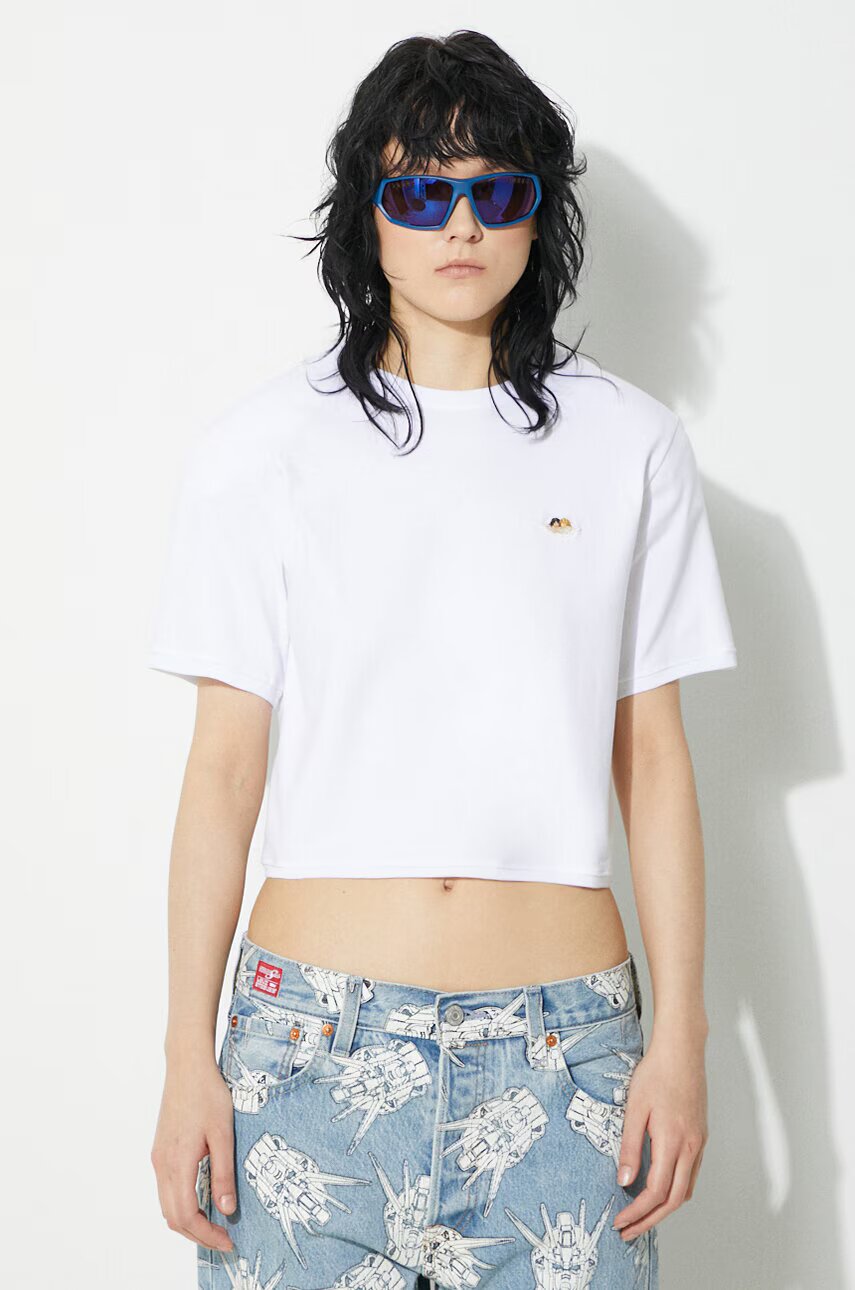 Fiorucci Тениска Angel Patch Padded Cropped T-Shirt