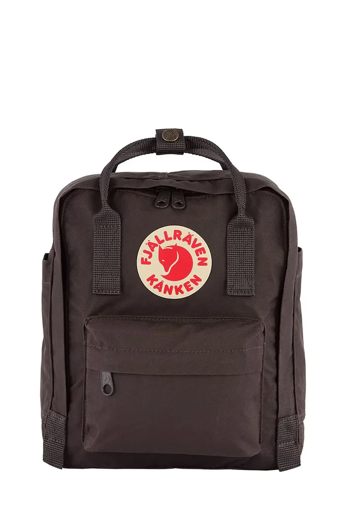 Fjallraven раница за деца от смесени материали Kanken Mini кафява F23561