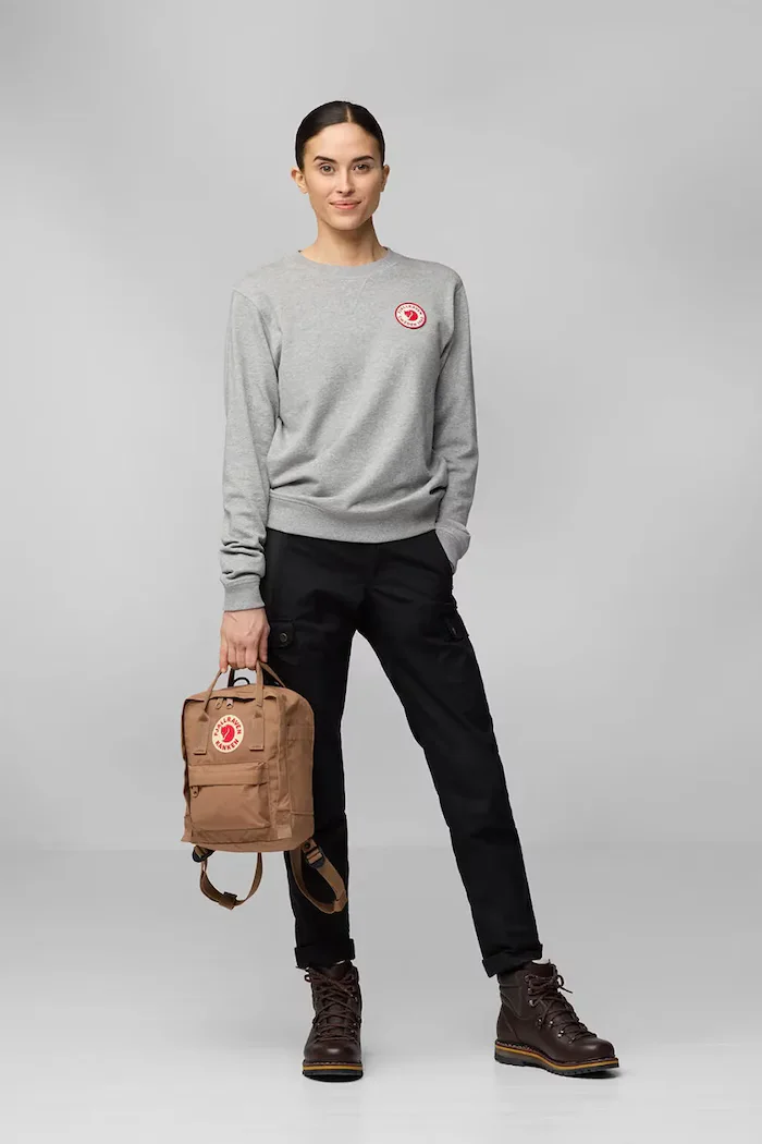 Fjallraven раница за деца от смесени материали Kanken Mini кафява F23561