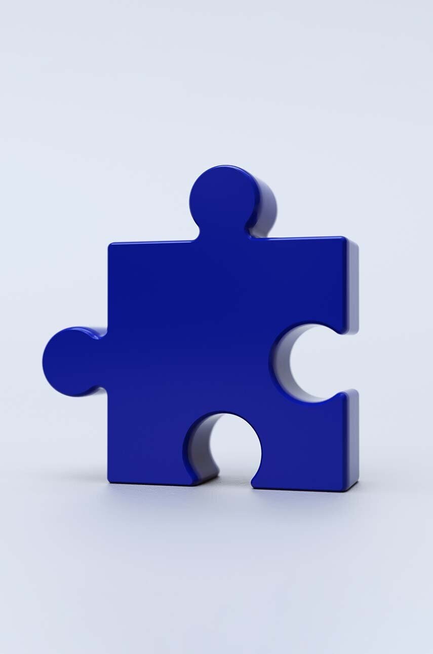 Fluid Market Декоративна ваза Blue Puzzle Vase