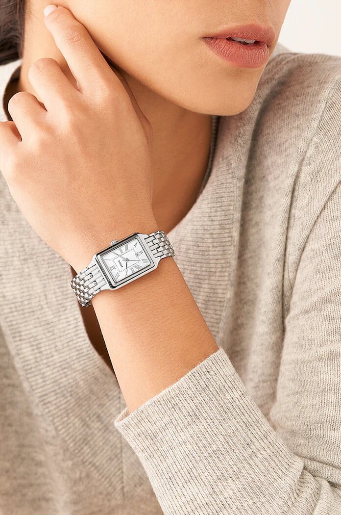 Fossil Часовник дамски в сребристо