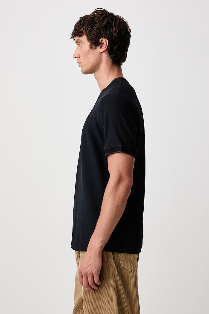 Fred Perry тениска мъжка от памук тъмносиня M2397