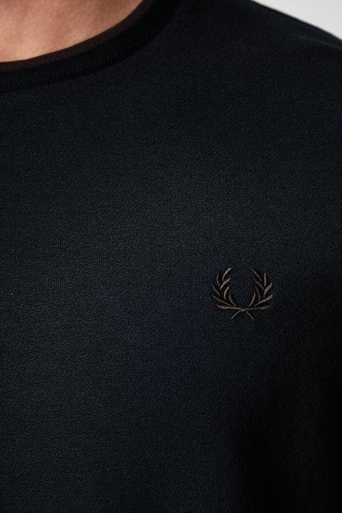 Fred Perry тениска мъжка от памук тъмносиня M2397