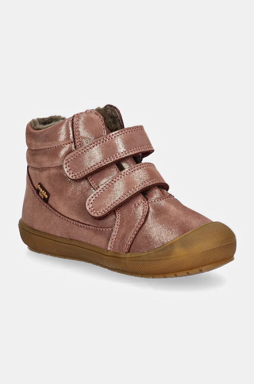 Froddo Детски кожени зимни обувки OLLIE WOOL TEX