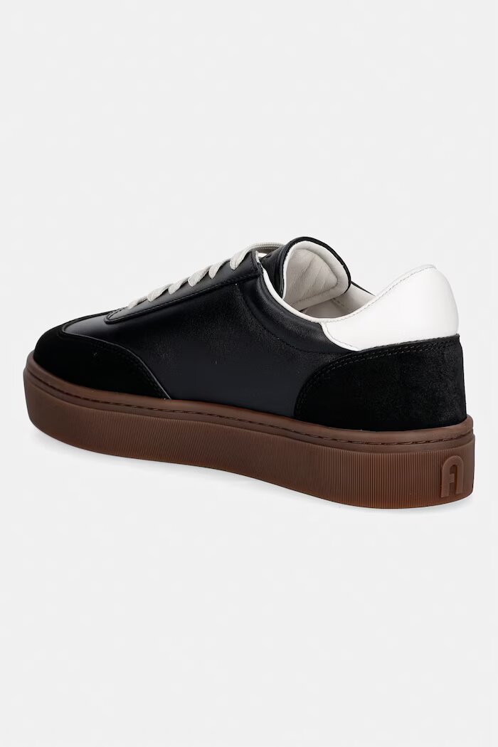 Furla Allegra Lace-Up маратонки дамски от кожа черни YM52ALG BX3525 P1900