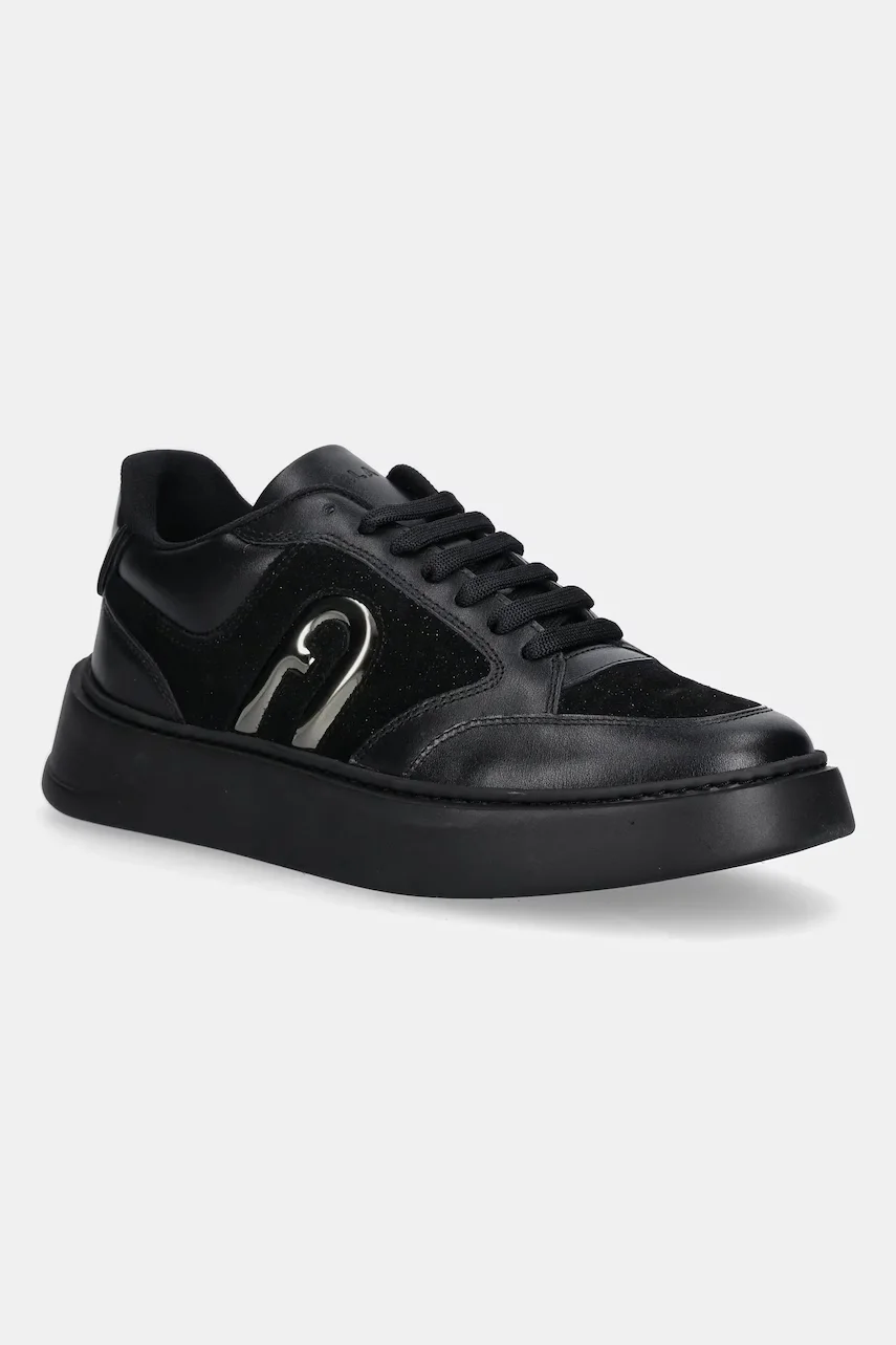 Furla Кожени маратонки Lace-Up Sneaker T.3