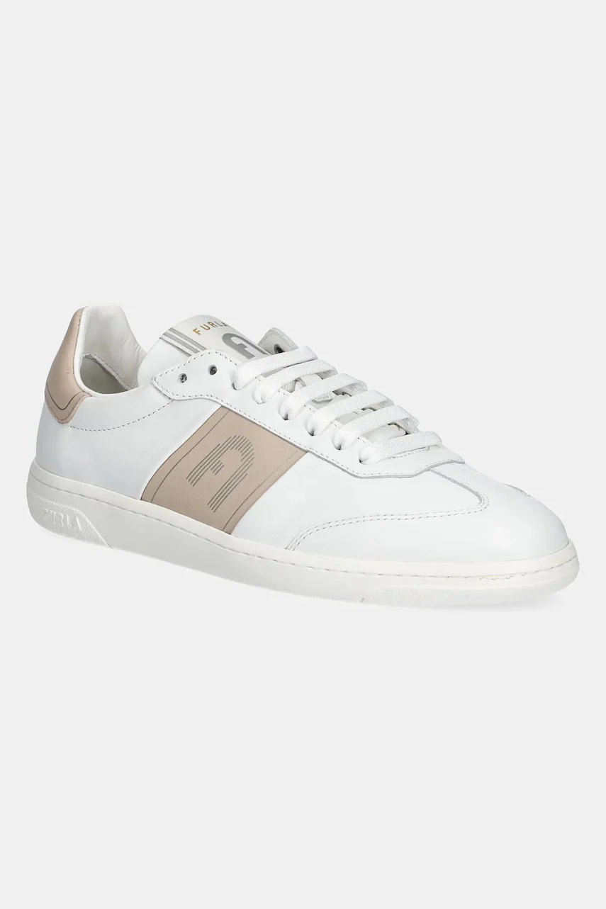 Furla Кожени маратонки Twist Lace-Up Sneaker