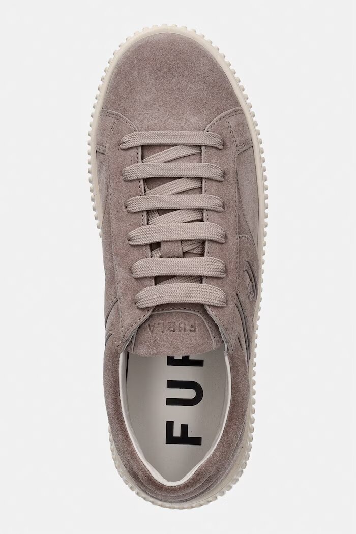Furla Sky Lace-Up маратонки дамски от велур кафяви YM55FKY BX0579 4892S