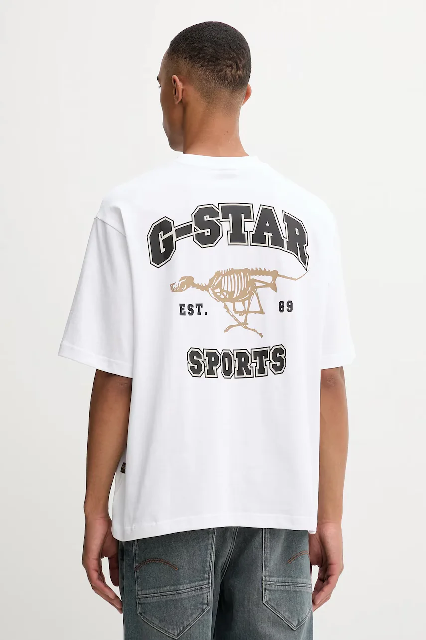 G-Star Памучна тениска Running dog back