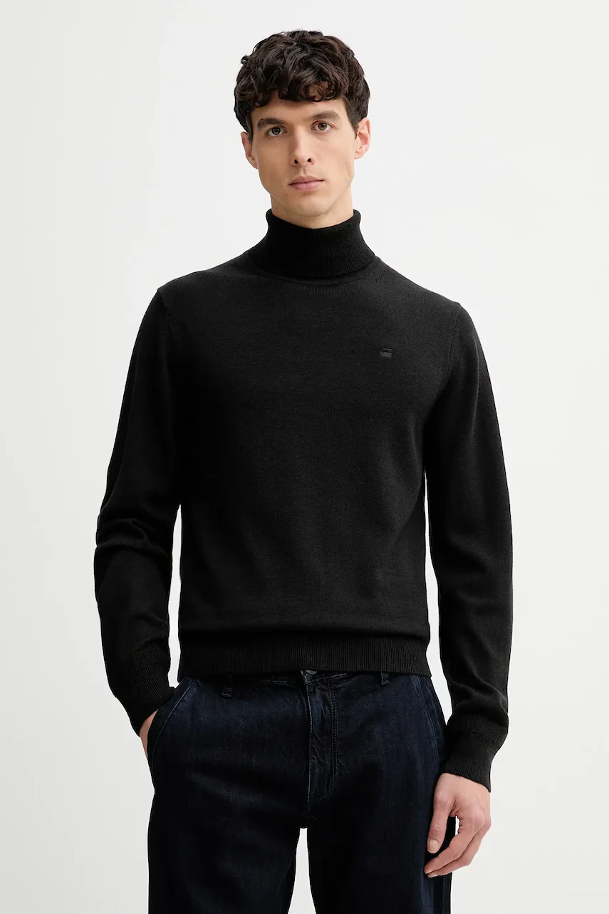G-Star Вълнен пуловер Premium core turtle