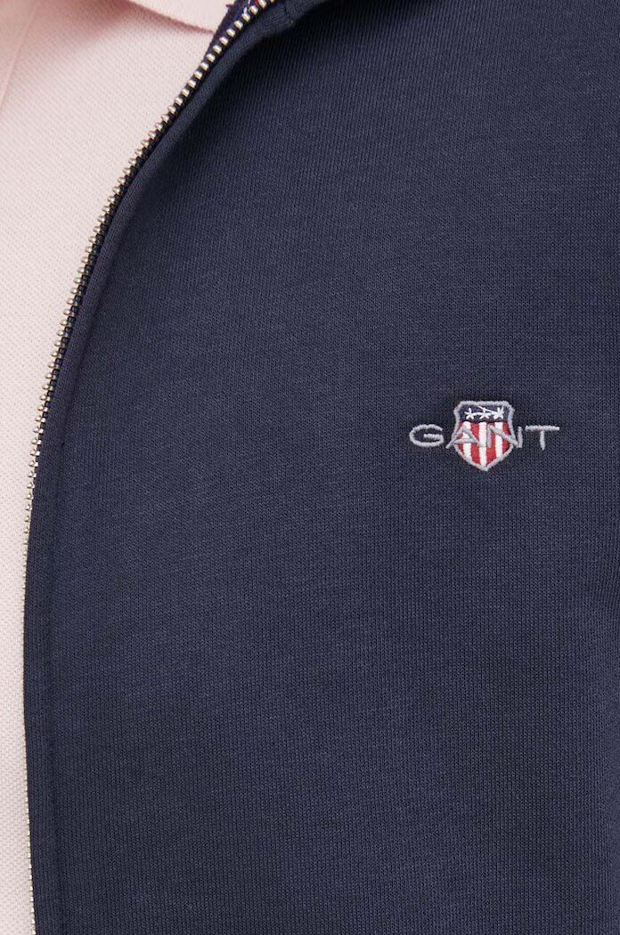 Gant Суичър в тъмносиньо с изчистен дизайн