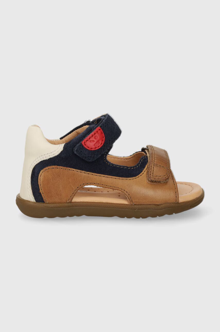 Geox Детски сандали от кожа SANDAL MACCHIA