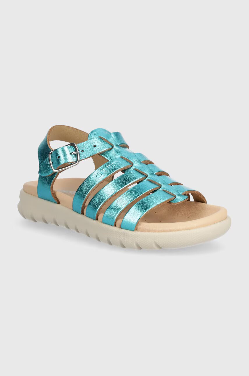 Geox Детски сандали от кожа SANDAL SOLEIMA