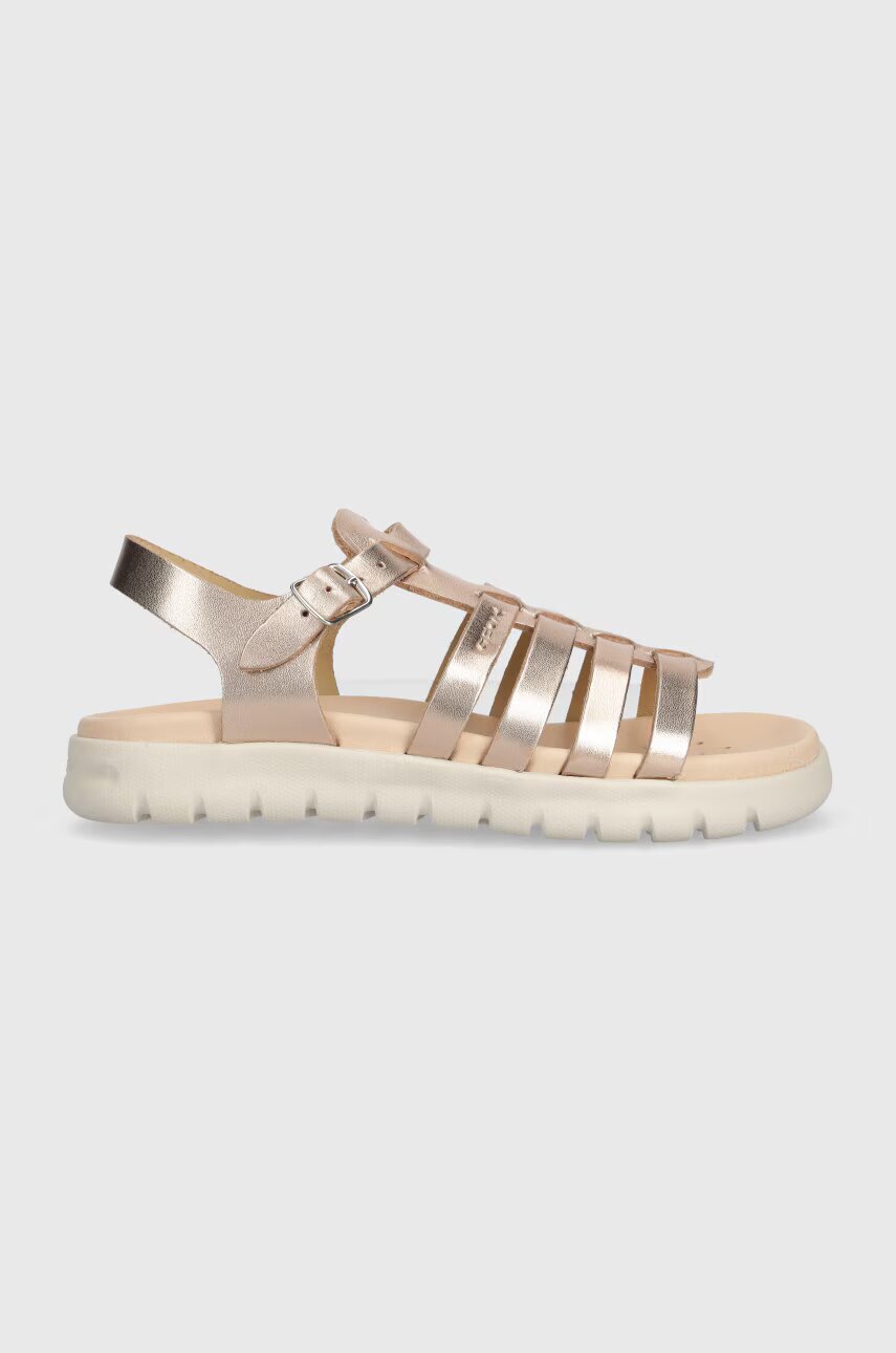 Geox Детски сандали от кожа SANDAL SOLEIMA