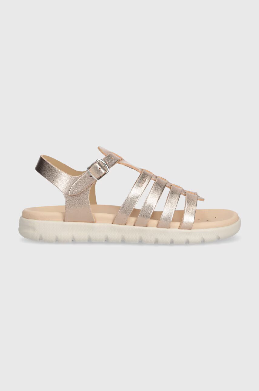 Geox Детски сандали от кожа SANDAL SOLEIMA