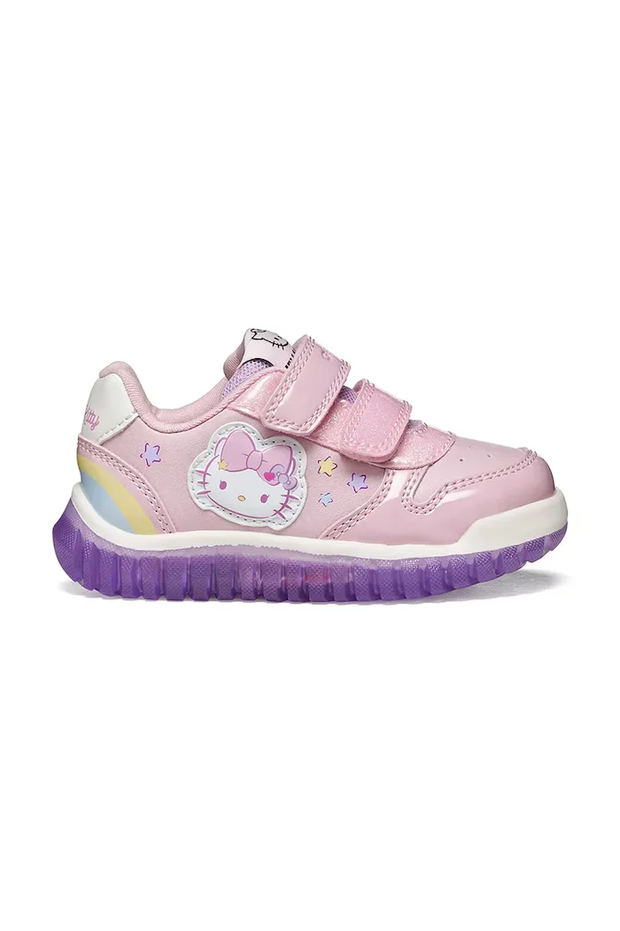 Geox LIGHTYLOO Hello Kitty маратонки за деца розови B6661B.05402