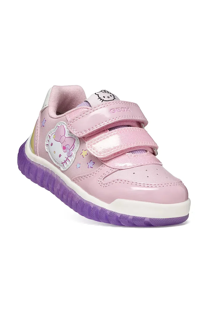 Geox LIGHTYLOO Hello Kitty маратонки за деца розови B6661B.05402