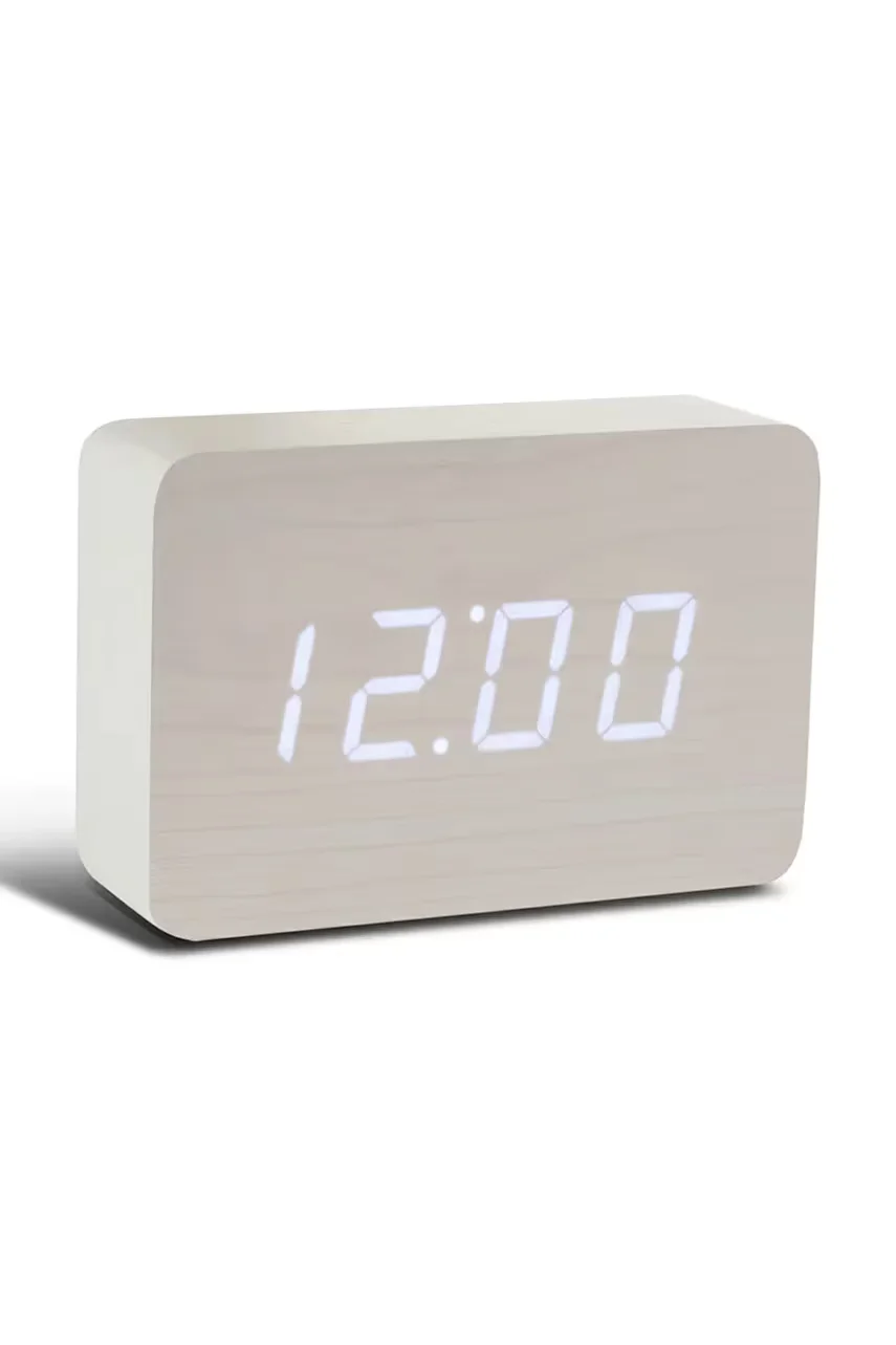Gingko Design Led часовник Brick White Click Clock