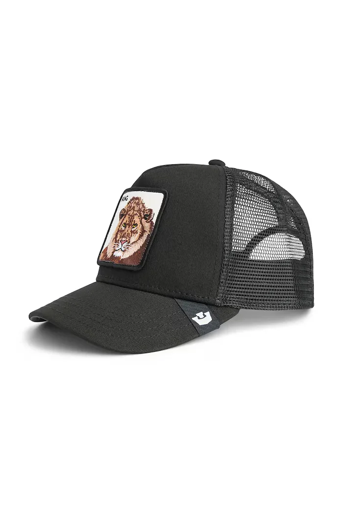 Goorin Bros шапка с козирка King Trucker черна 101-2459