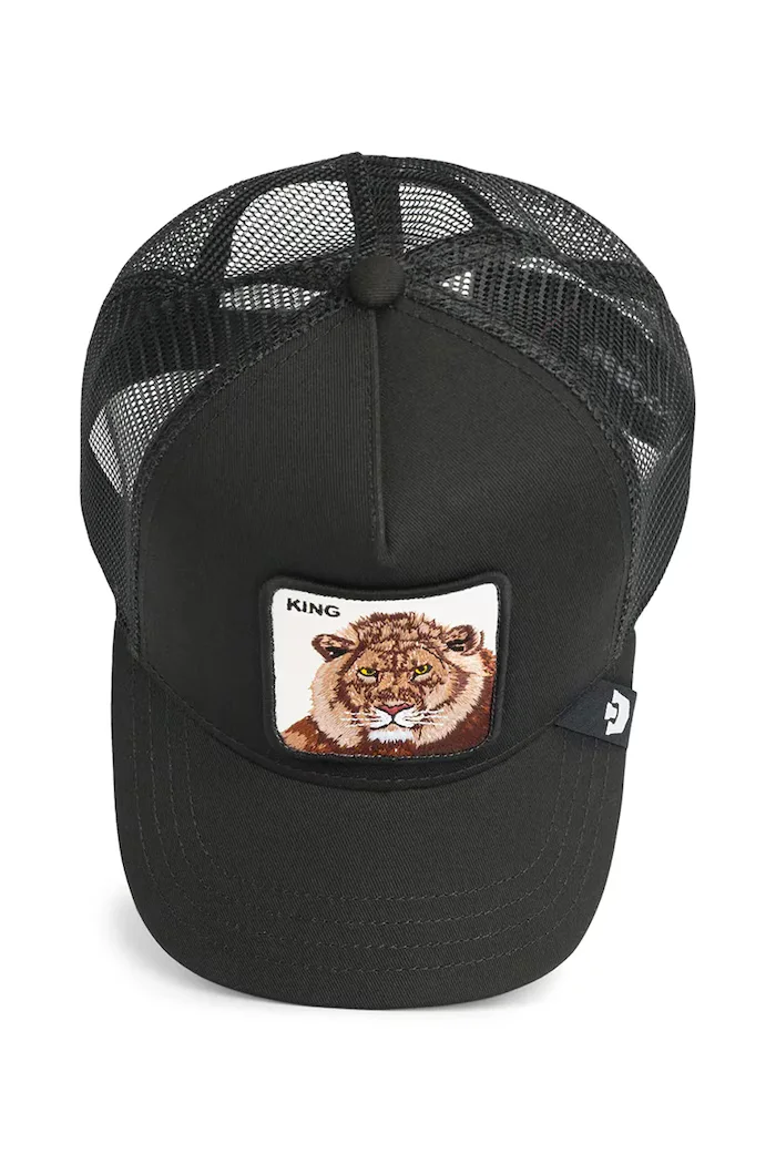 Goorin Bros шапка с козирка King Trucker черна 101-2459