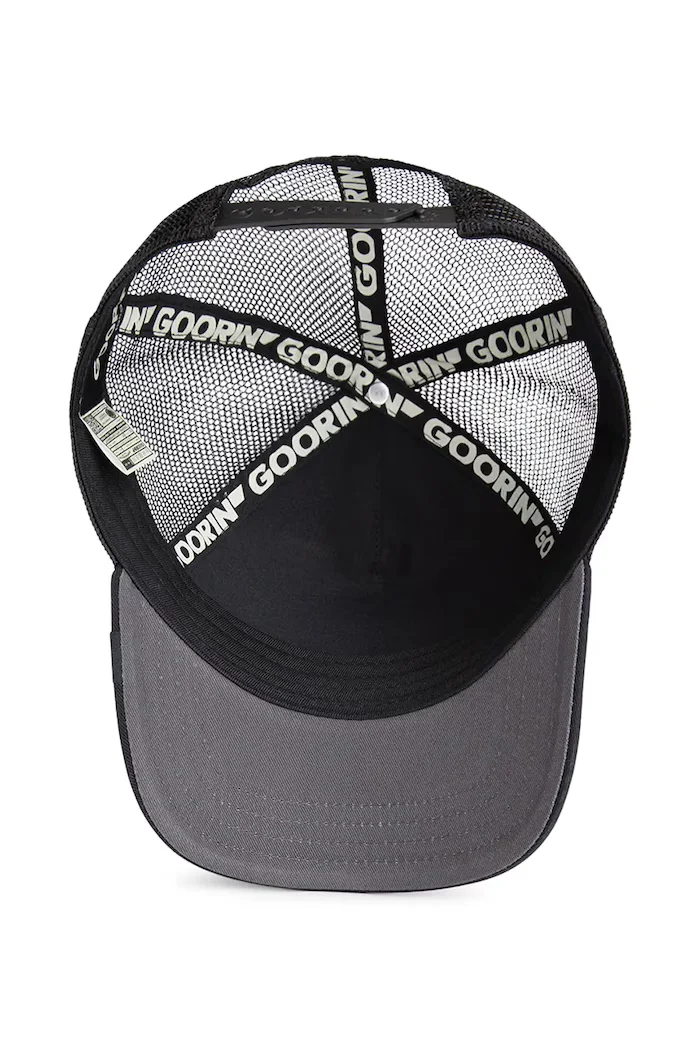 Goorin Bros шапка с козирка King Trucker черна 101-2459