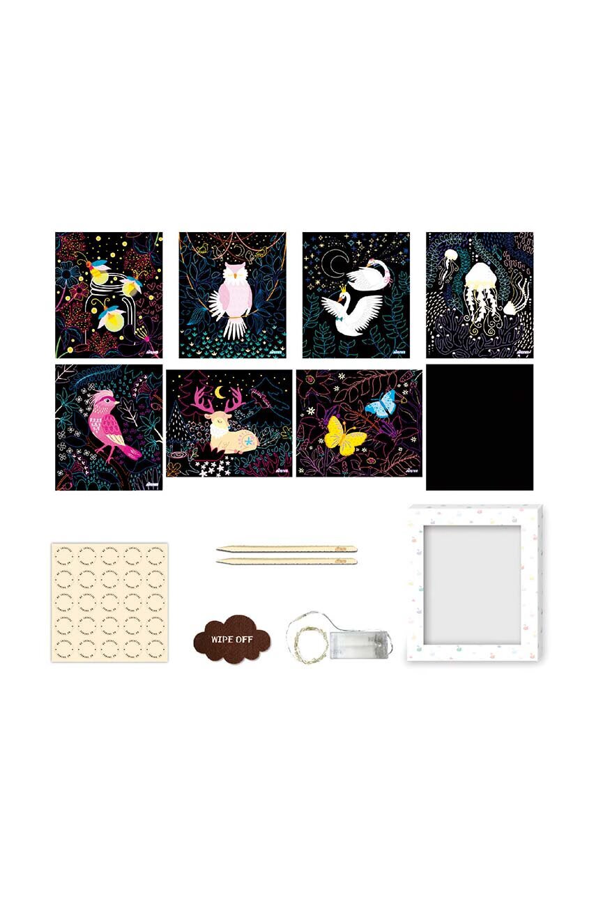 Graine Creative Комплект "направи си сам - светеща кутия" Scratch Art Light Box Fairy