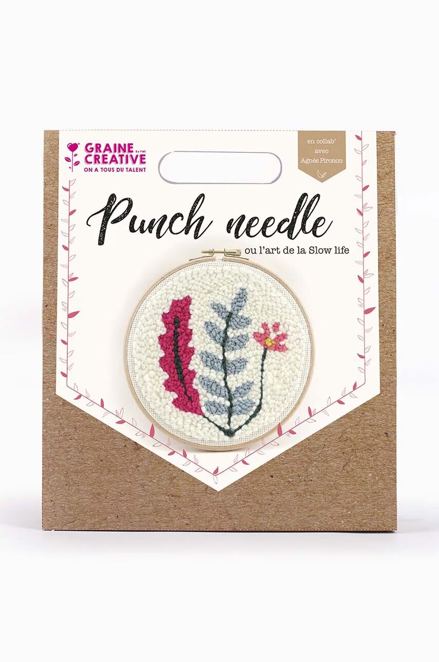 Graine Creative Комплект за бродиране Vegetal Punch Needle Kit