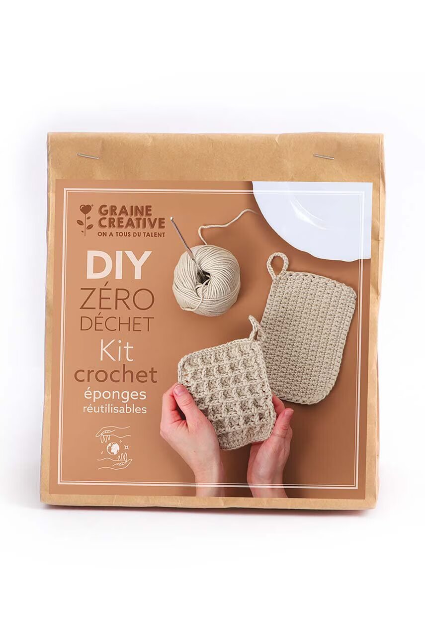 Graine Creative Комплект за плетене на една кука DIY Kit - Reusable Sponges