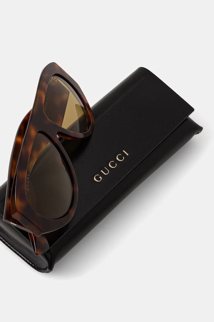 Gucci слънчеви очила мъжки кафяви GG2128S
