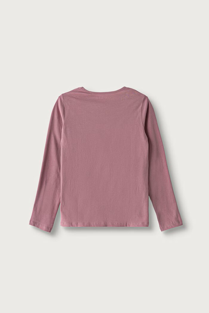 Guess блуза с дълги ръкави за деца от памук с еластан розова K6YI24 K3732
