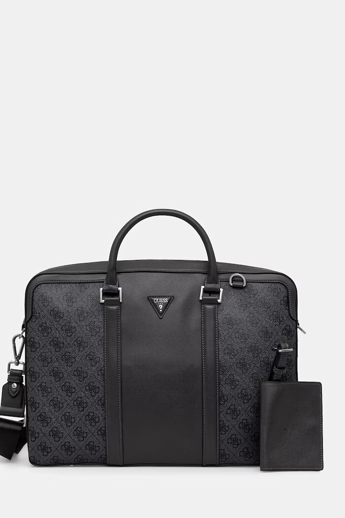 Guess чанта за лаптоп мъжка MILANO сива HMMILL P6269