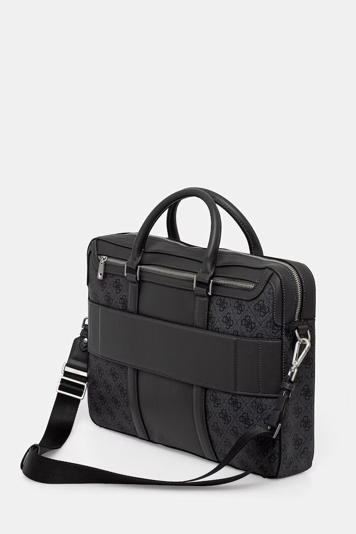 Guess чанта за лаптоп мъжка MILANO сива HMMILL P6269