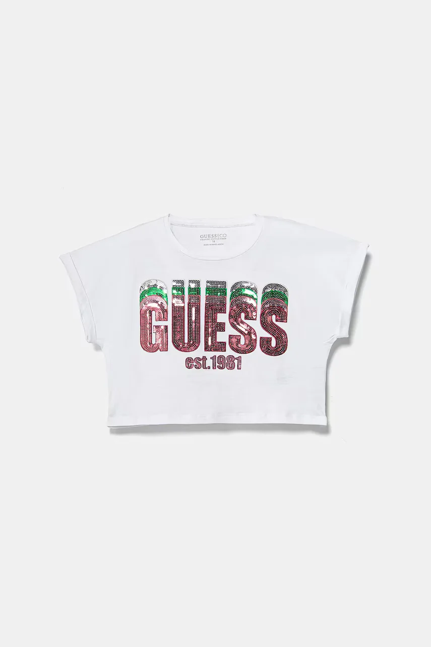 Guess Детска памучна тениска