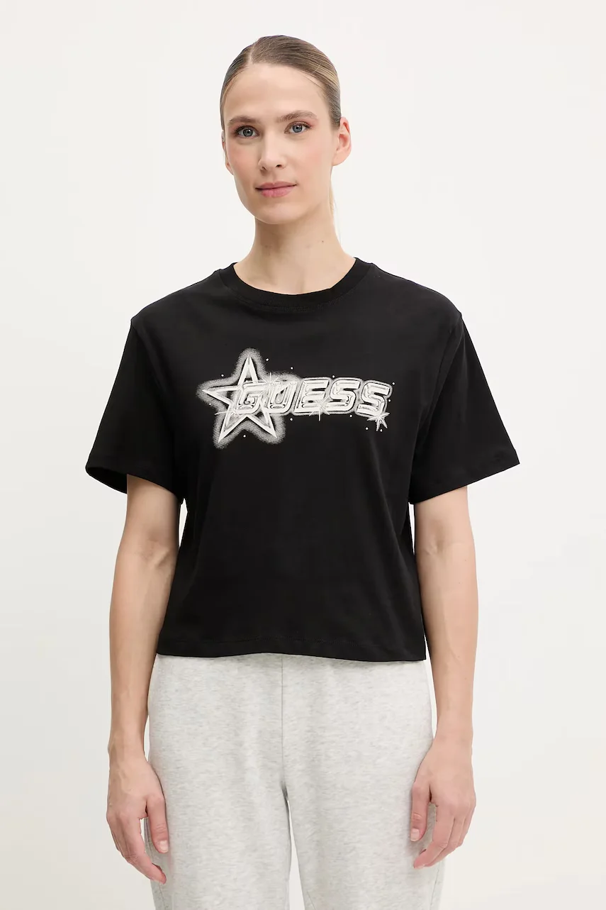 Guess Детска памучна тениска ARDISIA