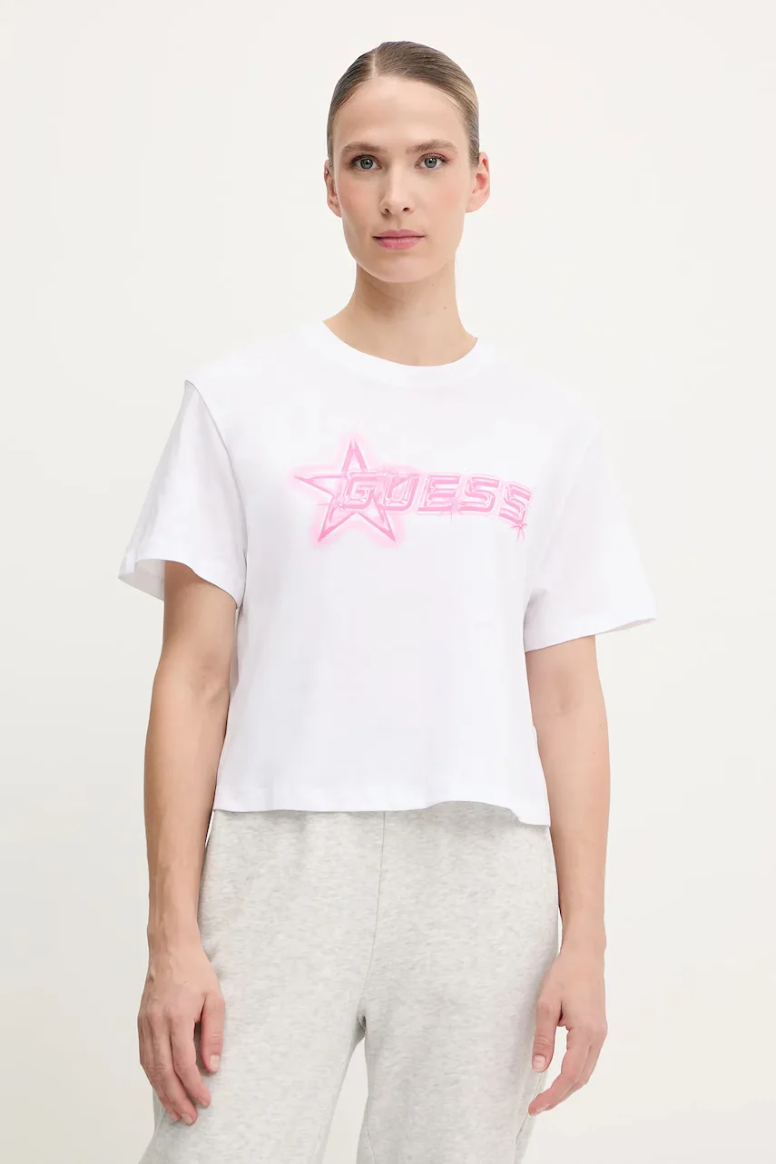 Guess Детска памучна тениска ARDISIA
