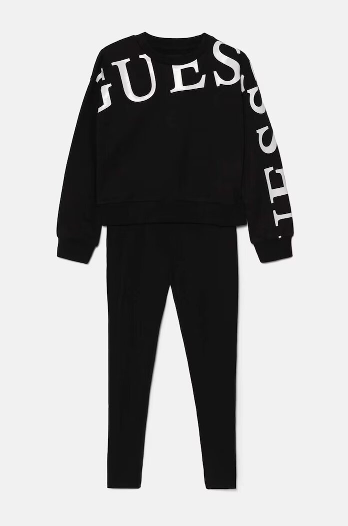 Guess Детски анцуг в черно J4YG01 KA6R4
