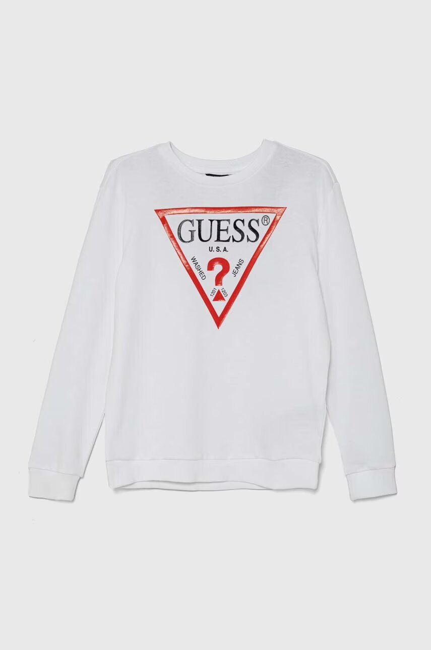 Guess Детски памучен суичър
