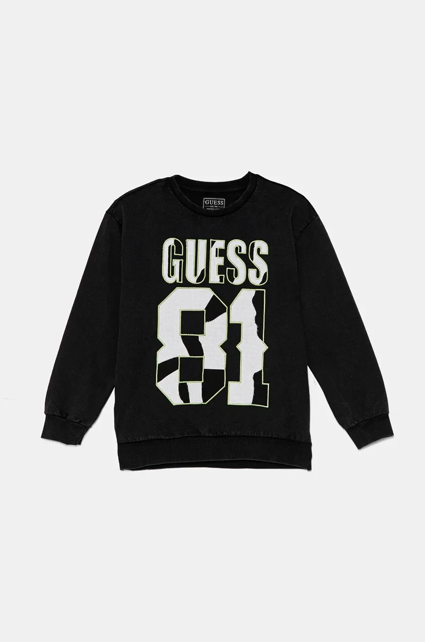 Guess Детски памучен суичър