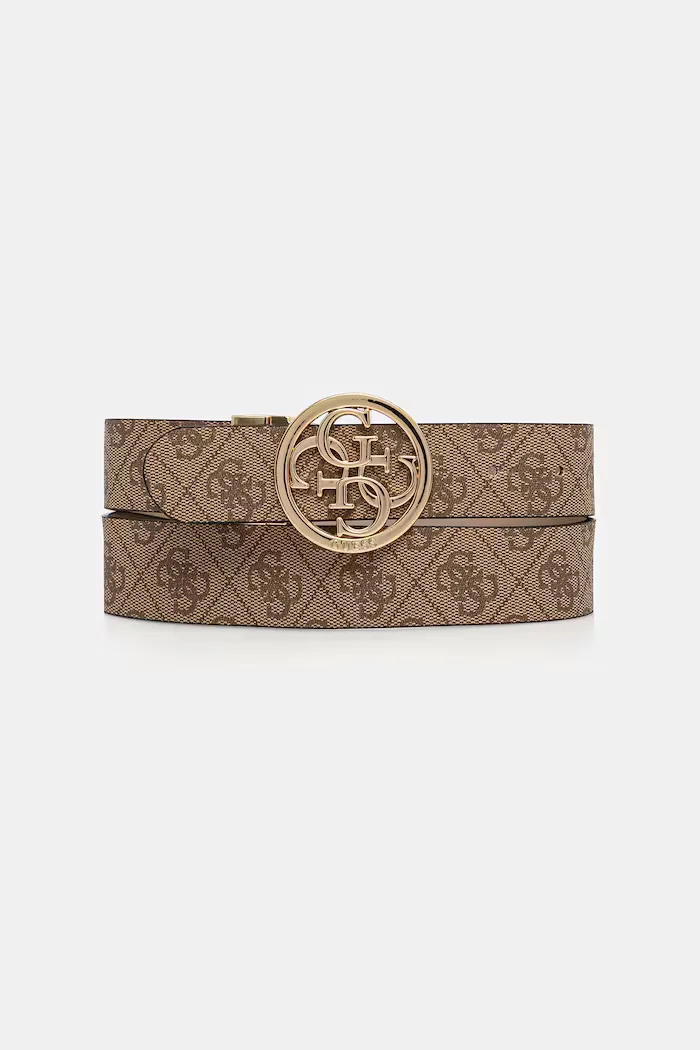 Guess двустранен колан дамски NOELLE бежов BW9166 P4235