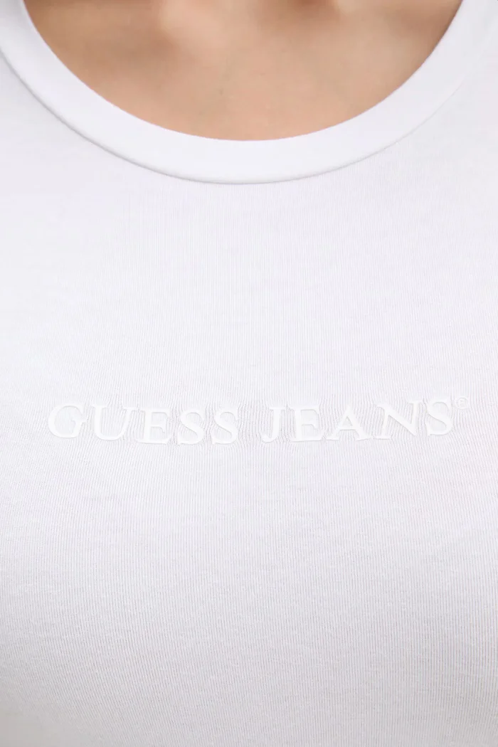 Guess Jeans Блуза с дълги ръкави дамска в черно W4BP41 J1314