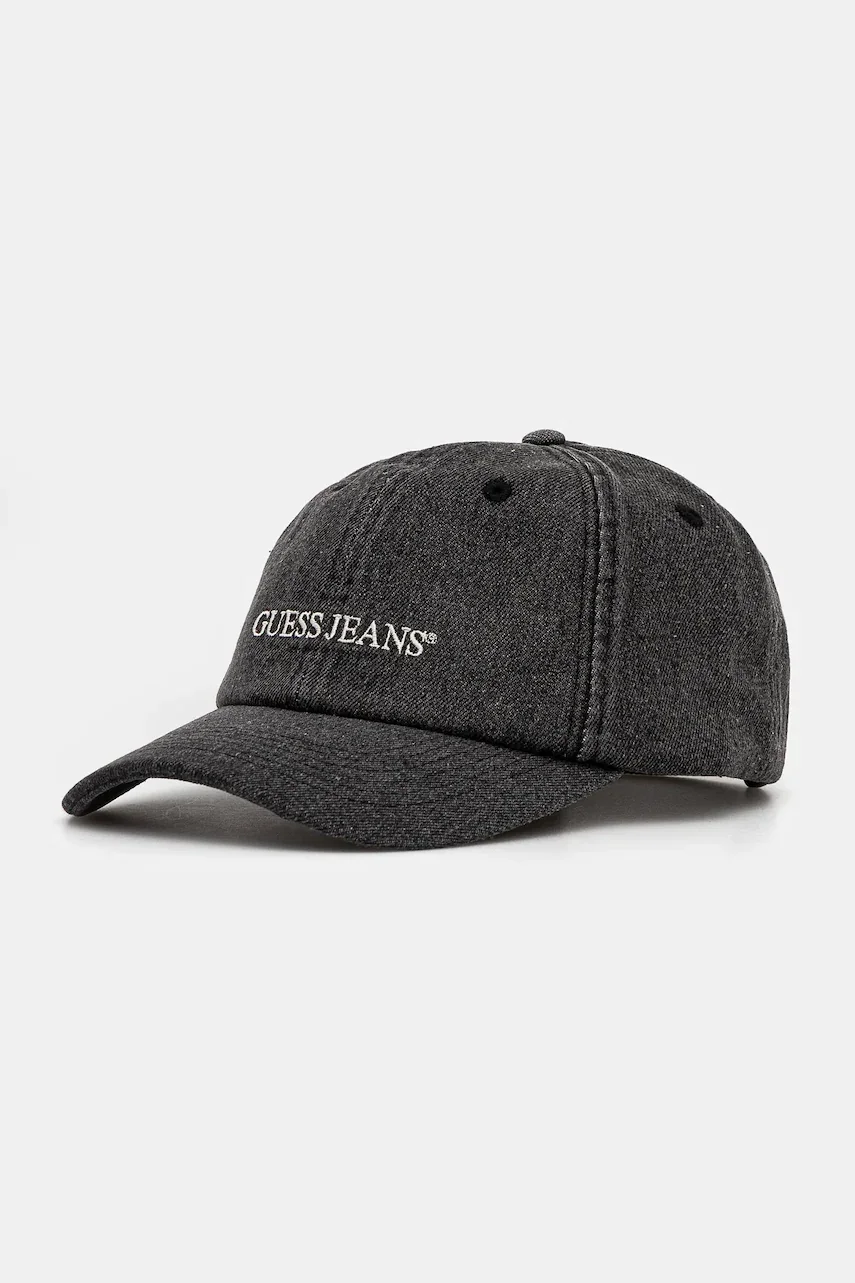 Guess Jeans Памучна шапка с козирка