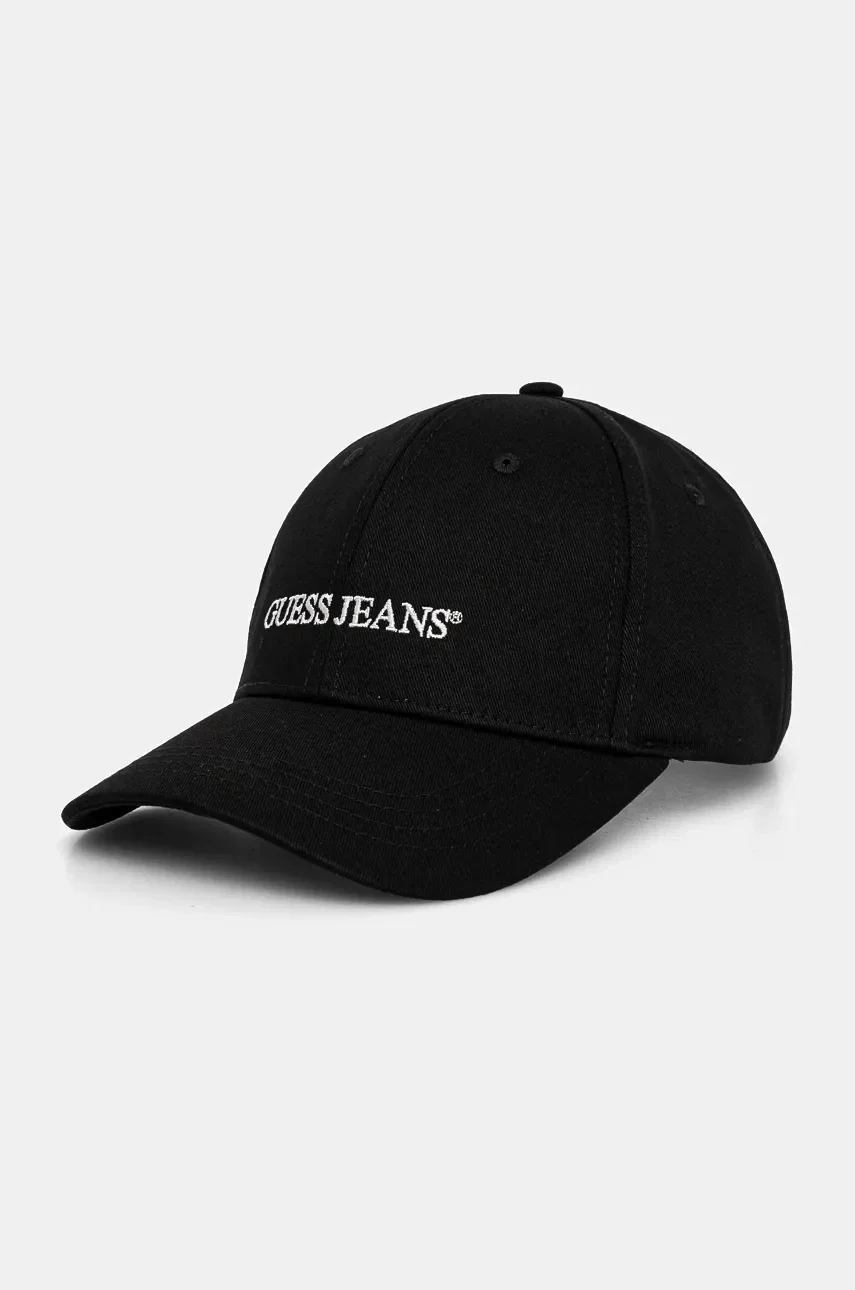 Guess Jeans Памучна шапка с козирка