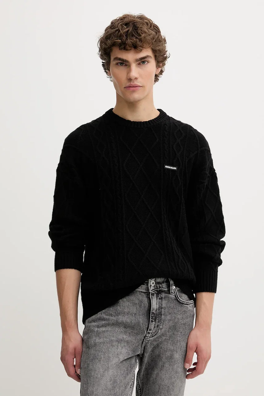 Guess Jeans Пуловер с вълна