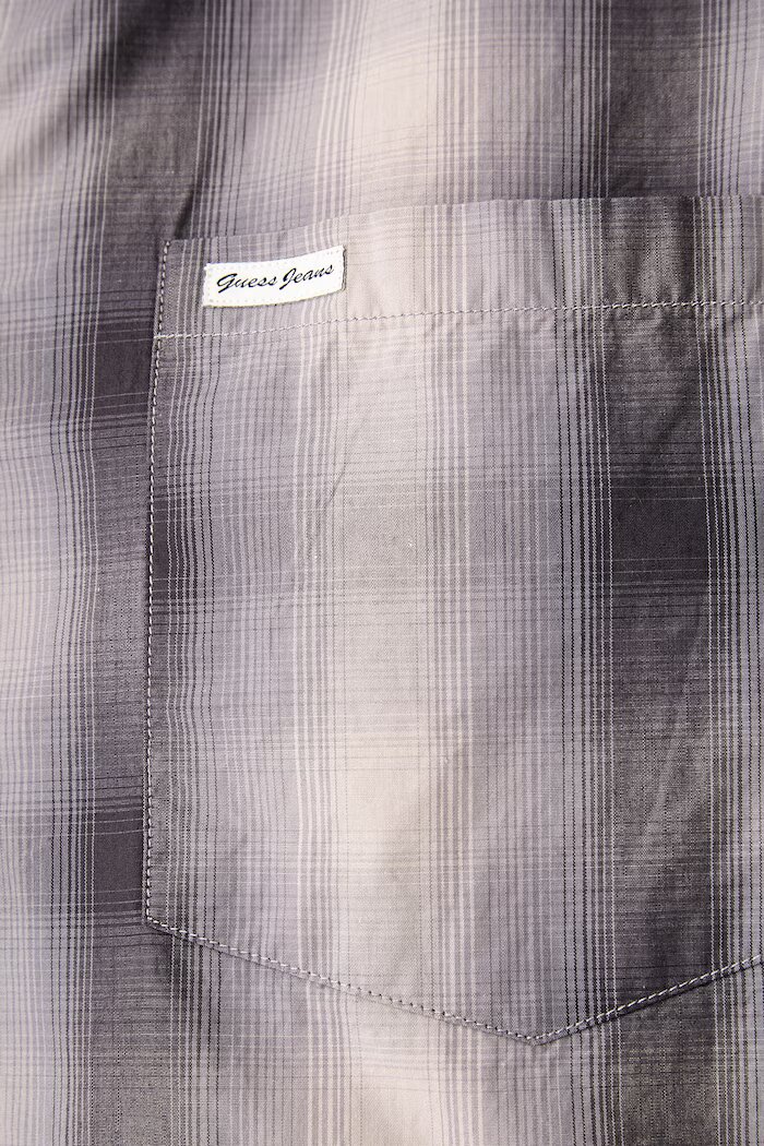 Guess Jeans риза дамска от памук сива W6RH64 WH7Q1