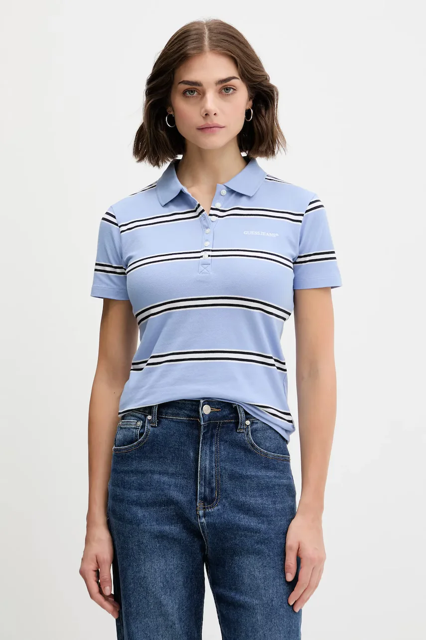 Guess Jeans Тениска с яка