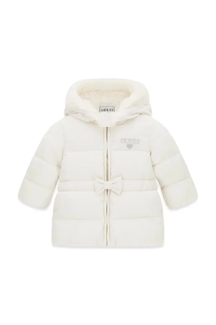 Guess капитонирано яке за деца бежово A6BL03 W4031